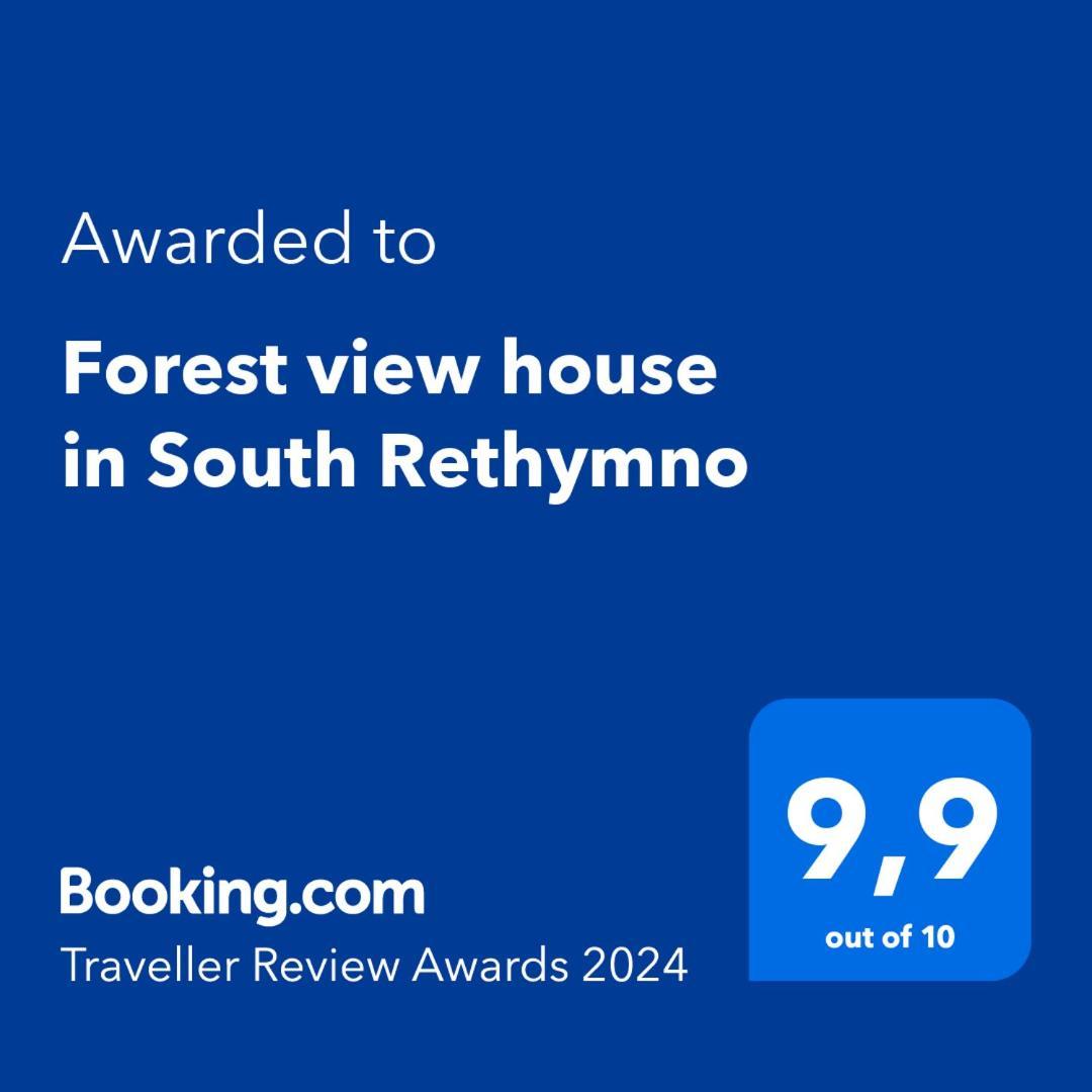 Forest View House In South Rethymno Kanevos Dış mekan fotoğraf
