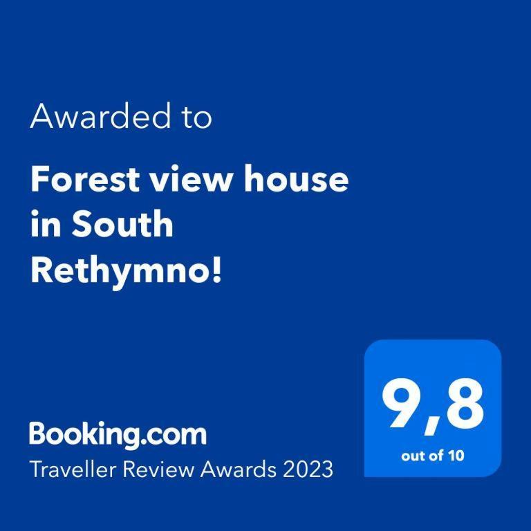 Forest View House In South Rethymno Kanevos Dış mekan fotoğraf